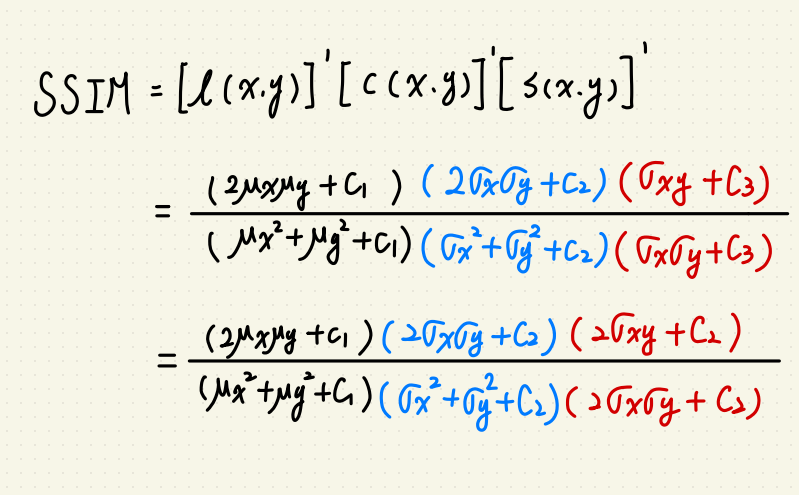 Structural Similarity(SSIM) 的 PyTorch 實現